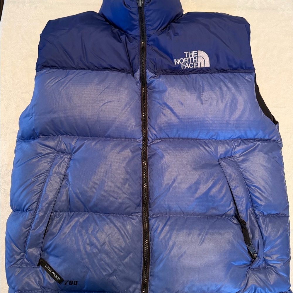 The North Face Blue Puffer Vest